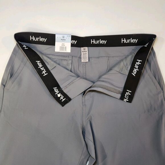 Hurley Men's Pants‎ Performance Stretch Pants Zip Pocket / 36X30 / Gray / New - Picture 4 of 6